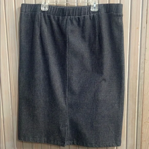 Mikarose Blue Gray Pencil Skirt Knee-Length Work - Picture 3 of 3